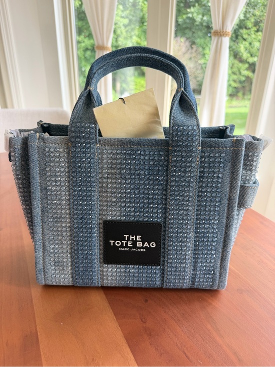 Marc Jacobs Handbags - 💎👖 MARC JACOBS Y2K CRYSTAL DENIM SMALL TOTE ✨ SOLD OUT • NWT